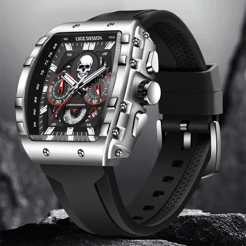 Fashion Sport Skull Watches Men Top Brand Luxury