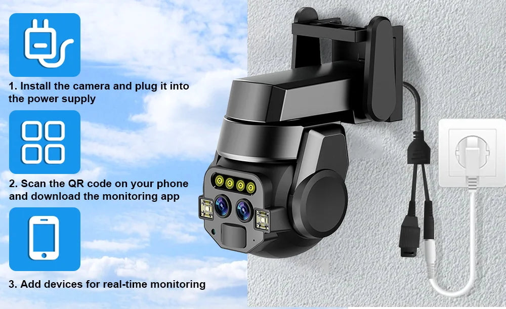 Night Vision Monitoring Camera