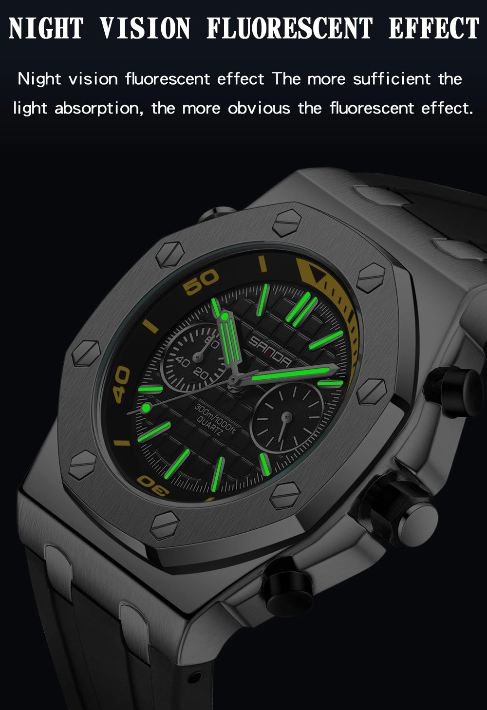 Luxury Personality Quartz Men Watch 2024 New Design