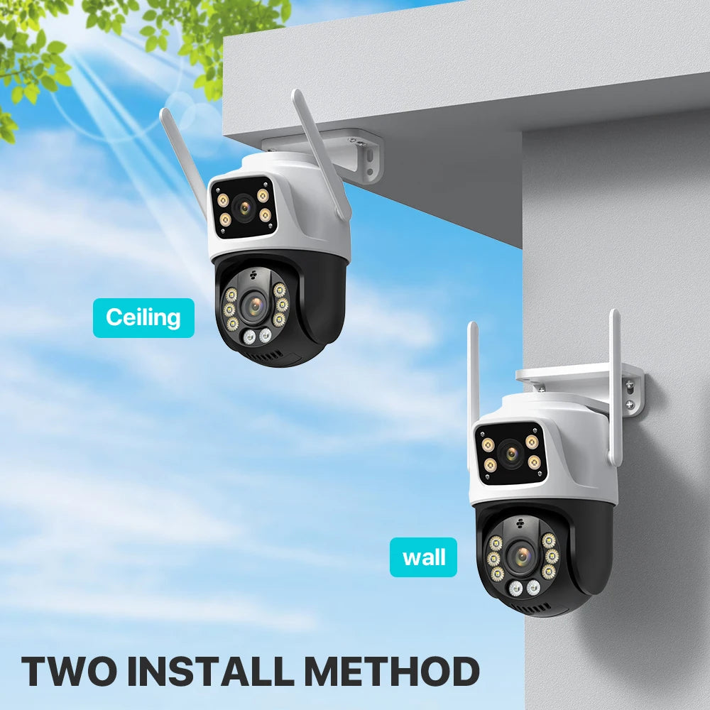 Three Lens Security Camera