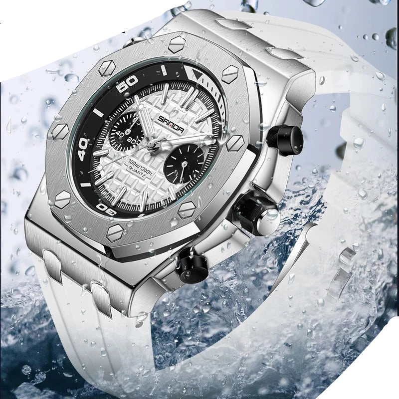 Luxury Personality Quartz Men Watch 2024 New Design