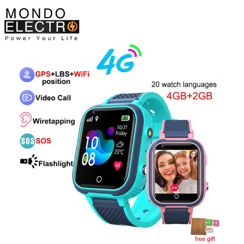 LT21 4G Smart Watch Kids GPS WIFI Video Call SOS IP67 Waterproof Child Smartwatch Camera Monitor Tracker Location Phone Watch