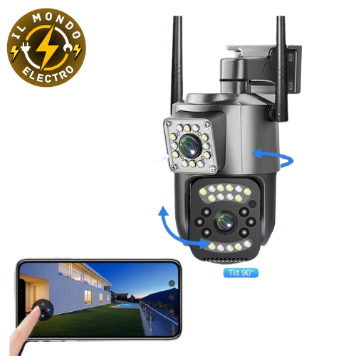 Dual Lens urveillance  Security Camera